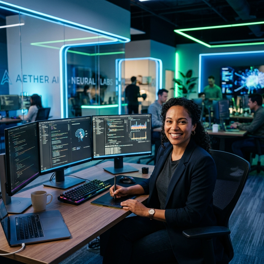 Confident Lead AI Engineer Studio